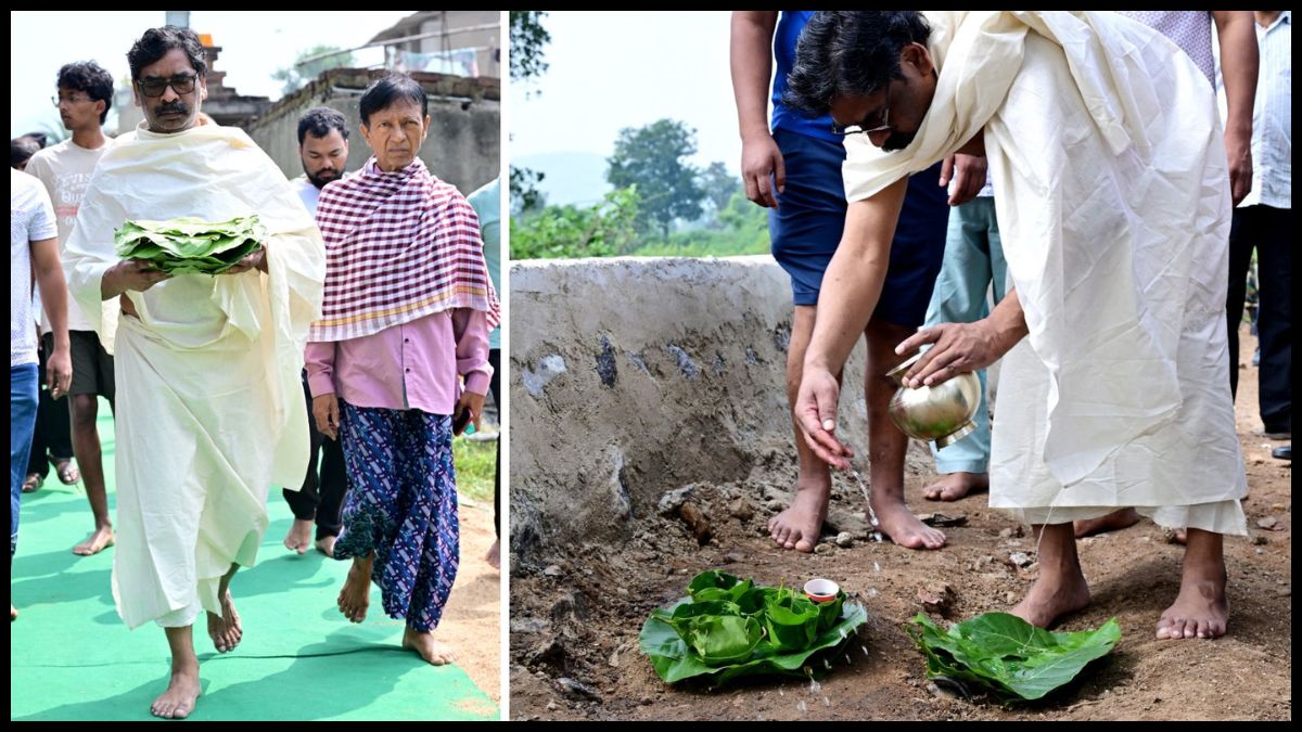 मां की स्मृतियों को नमन, नेमरा में हेमंत सोरेन ने निभाईं पारंपरिक रस्में