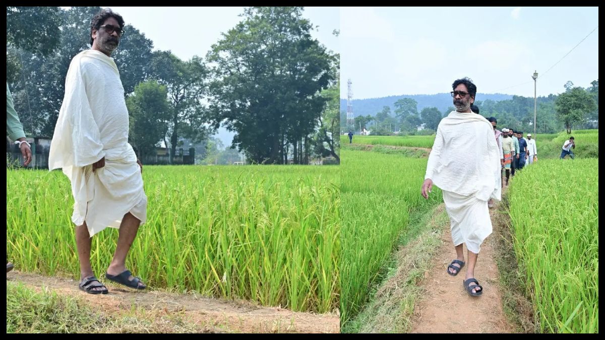 नेमरा की पगडंडियों पर भावुक हुए सीएम, पिता के संघर्ष और मां के साथ को किया याद