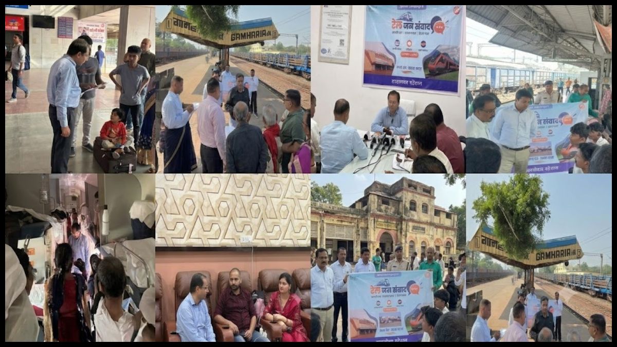 चक्रधरपुर मंडल के 78 रेलवे स्टेशनों पर विशेष अभियान 6.0, यात्रियों से DRM तरुण हुरिया ने लिया फीडबैक
