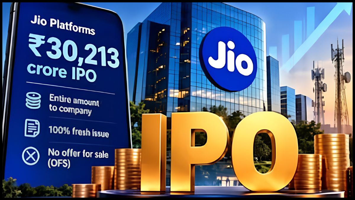 JIO 1-करोड़ एप्लिकेशन पार करने वाला दुनिया का पहला IPO, 20% से ज्यादा का  मिल सकता है रिटर्न