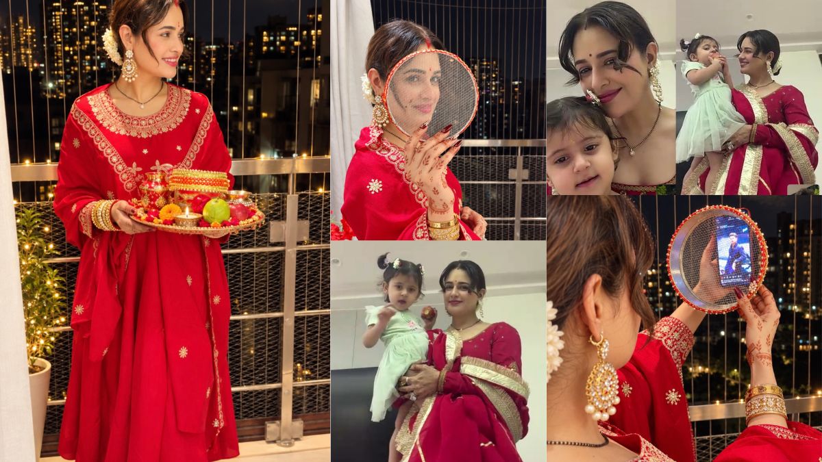 Yuvika Chaudhary Karwa Chauth: पति प्रिंस नरूला से दूर रहकर युविका ने मनाया करवाचौथ, फोटो देखकर खोला व्रत