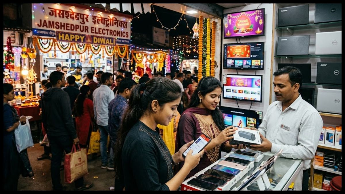 ऑनलाइन और ऑफलाइन शॉपिंग की छूट से असमंजस में युवा दीवाली बाजार