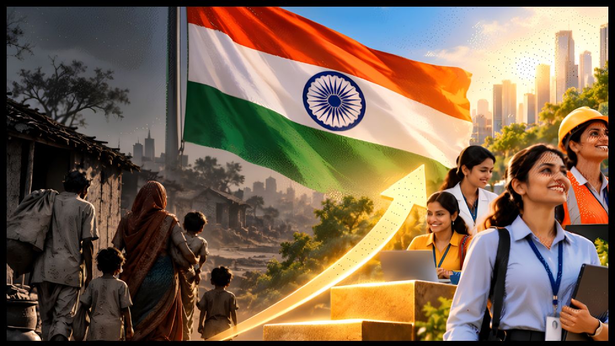 भारत में सबसे तेजी से गरीबी घटी:27.1% से गिरकर 2.6% पर आई, वर्ल्ड बैंक की रिपोर्ट- 49.6 करोड़ लोग गरीबी रेखा से बाहर