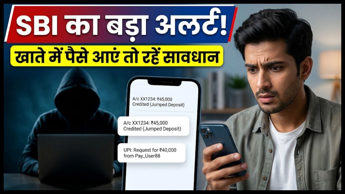 SBI का अलर्ट: खाते में अचानक पैसे आएं तो रहें सावधान, एक गलती से खाली हो सकता है बैंक अकाउंट