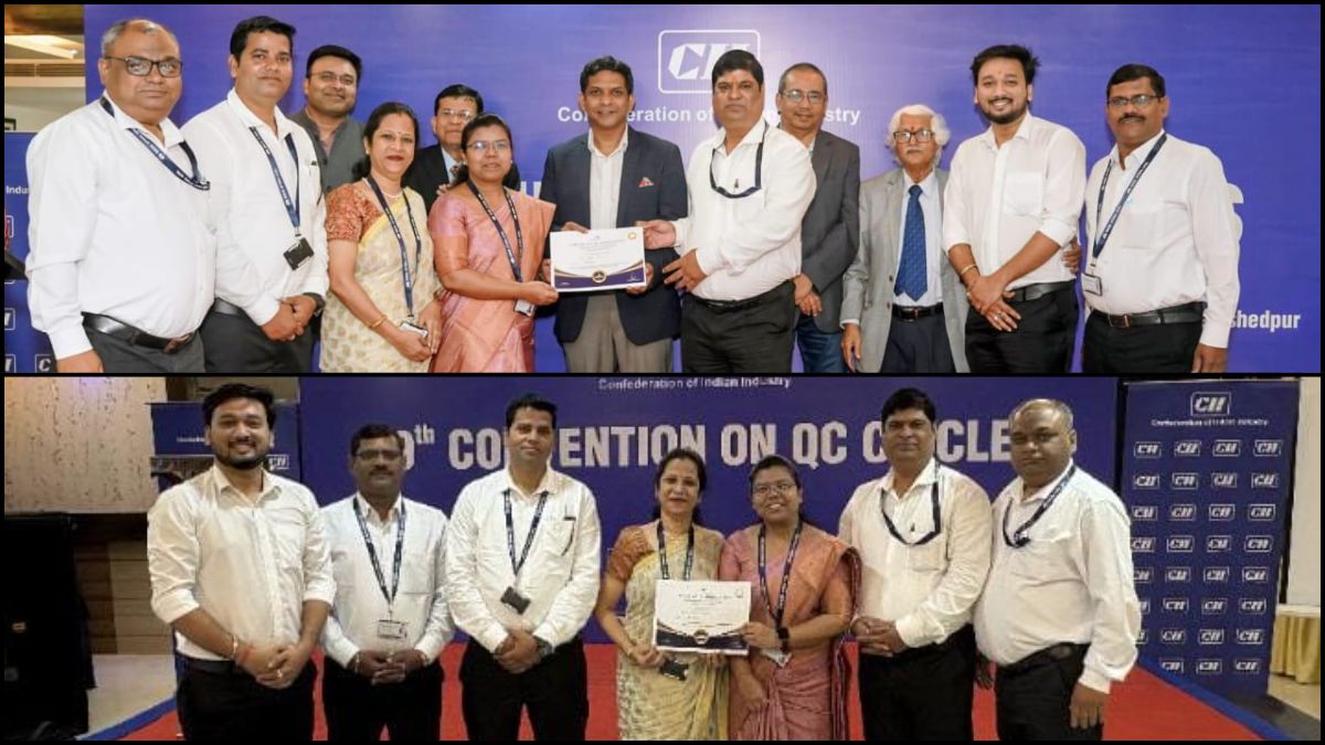 टाटा स्टील UISL की टीम ‘रंकिणी’ ने CII झारखंड QC कन्वेंशन में हासिल किया उपविजेता स्थान