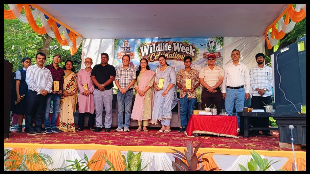 टाटा स्टील जूलॉजिकल पार्क में वन्यजीव सप्ताह समारोह 2026 का भव्य समापन, 32 स्कूलों के 600 विद्यार्थियों ने लिया हिस्सा