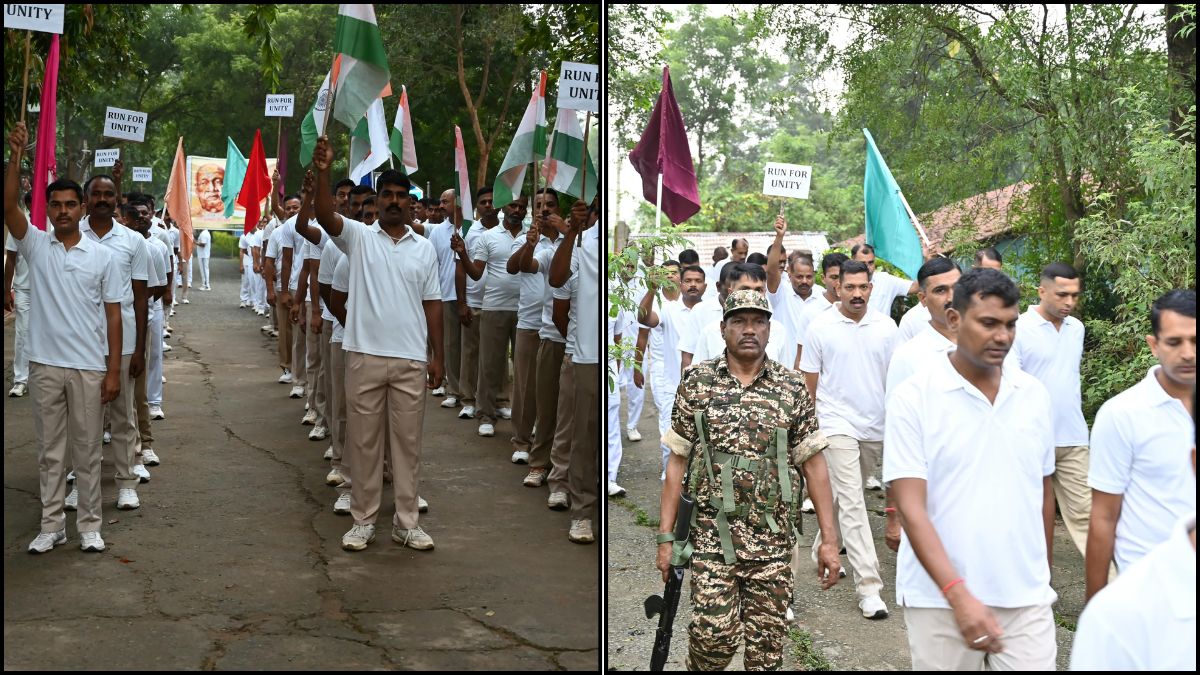 राष्ट्रीय एकता दिवस पर 60वीं वाहिनी CRPF ने निकाली ‘रन फॉर यूनिटी’, जवानों और नागरिकों ने लगाई 5 KM दौड़