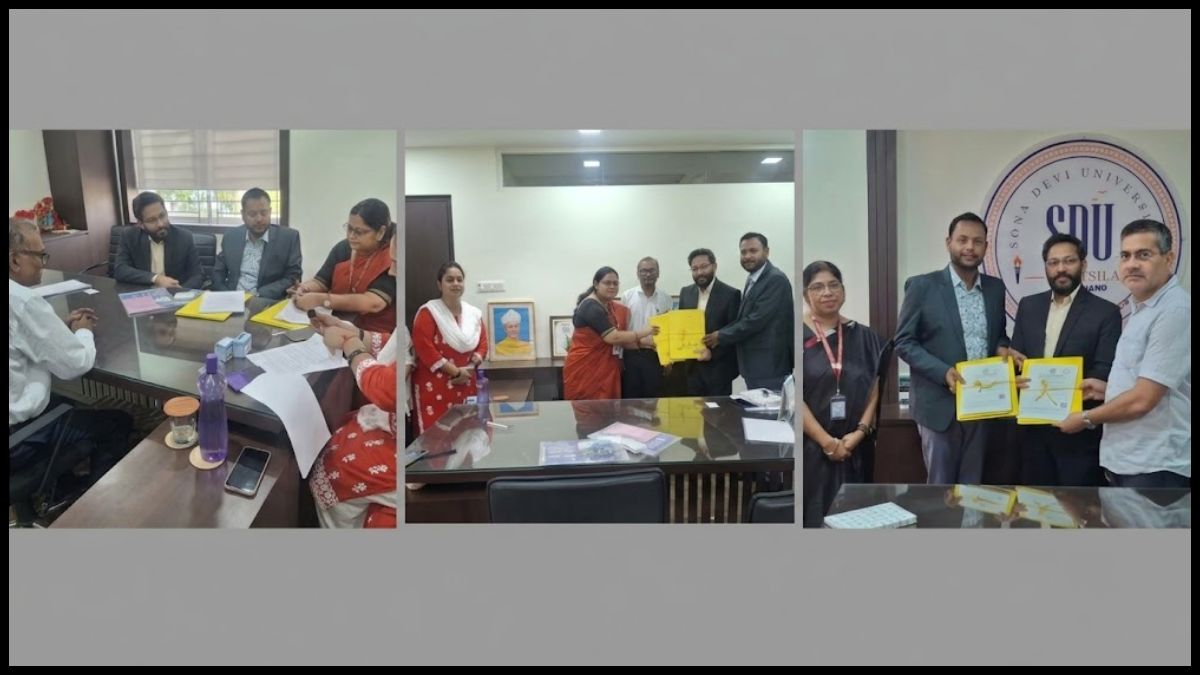 सोना देवी विश्वविद्यालय और TCS के बीच महत्वपूर्ण समझौता, विद्यार्थियों को मिलेगा आधुनिक तकनीक और उद्योगोन्मुख प्रशिक्षण